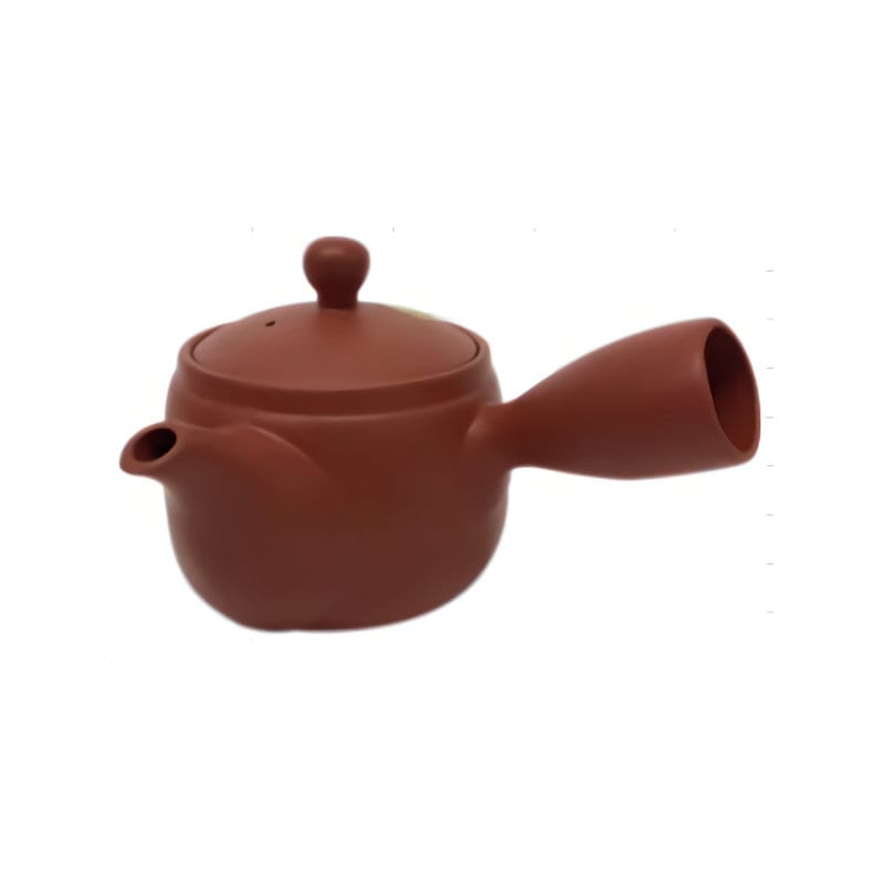 朱泥急須　茶こし付き