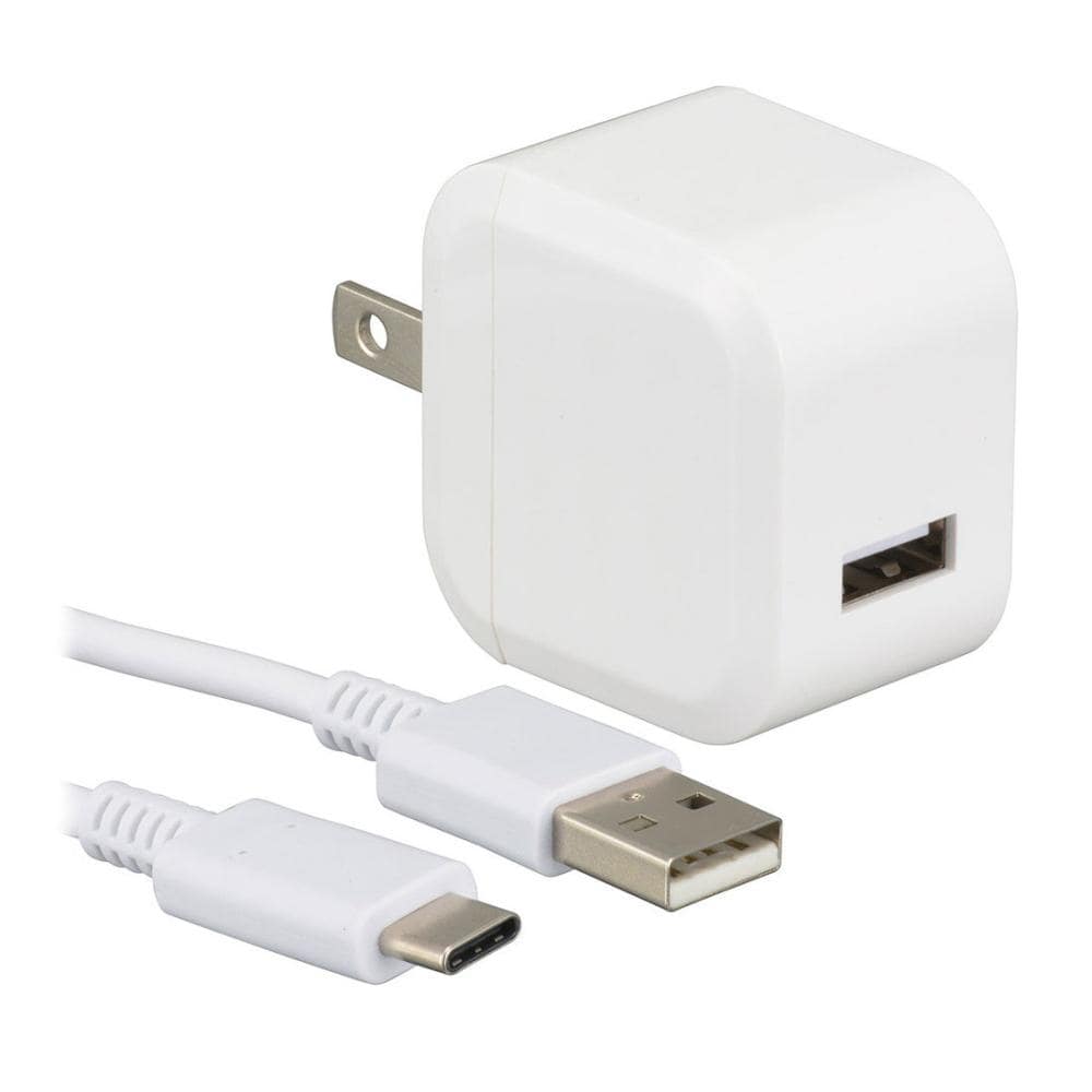 オーム電気　ＡＣ充電器２．４Ａ分離型　ＭＡＶ－ＡＵ１２Ｗ