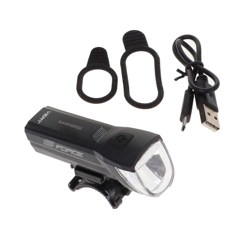 ＦＯＲＣＥ（フォース）　ＵＳＢ充電式サイクルライト　ＶＥＲＴ　１１０ルーメン　ブラック　８０１０８