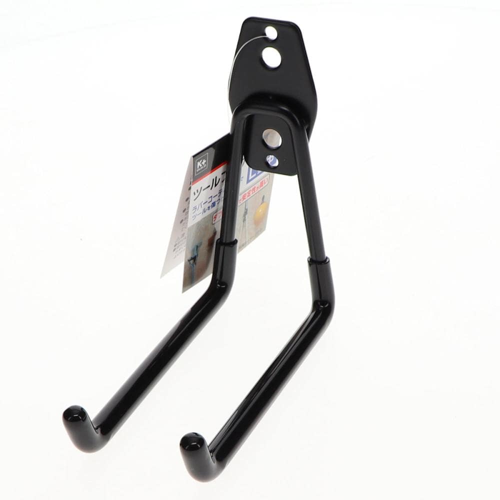 Ｋ＋ＢＵＩＬＤ　ツールフック　Ｌ型　黒　中　１０２０