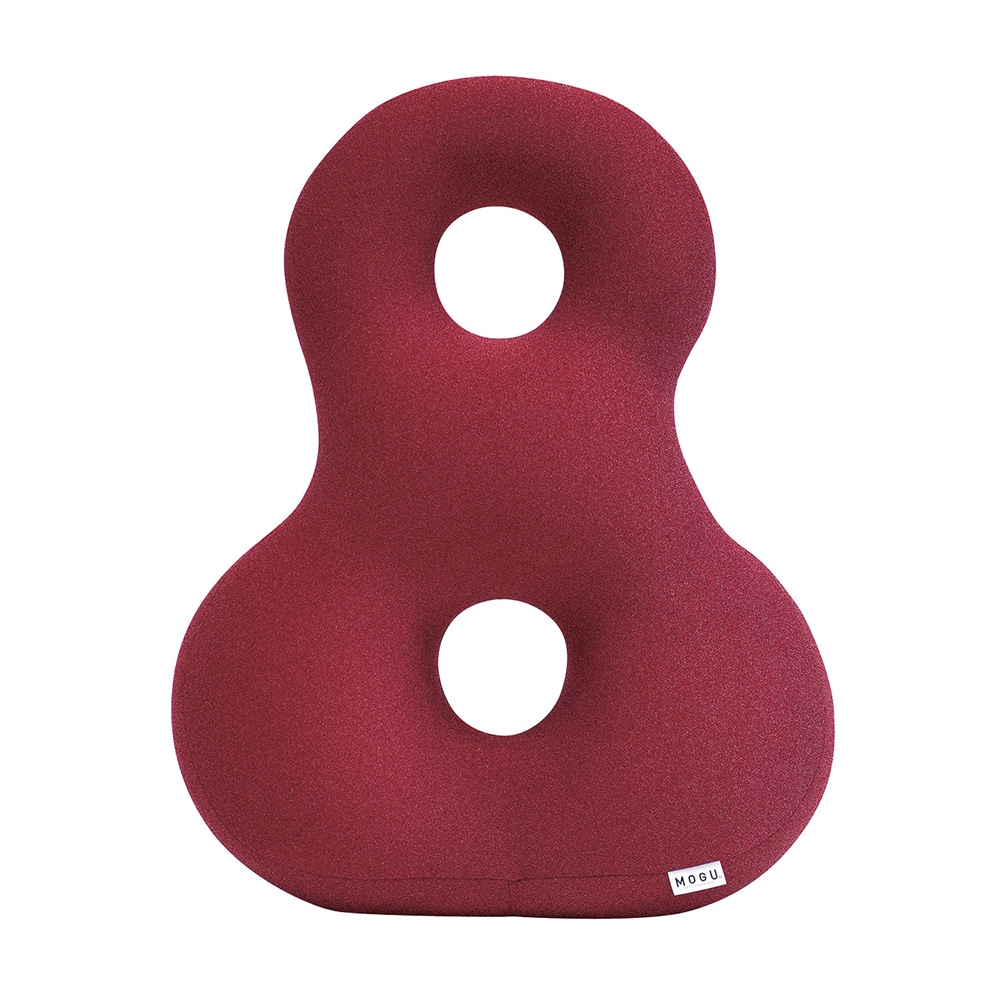 ＭＯＧＵ　クッション　プレミアムバックサポーターエイト　ワインレッド