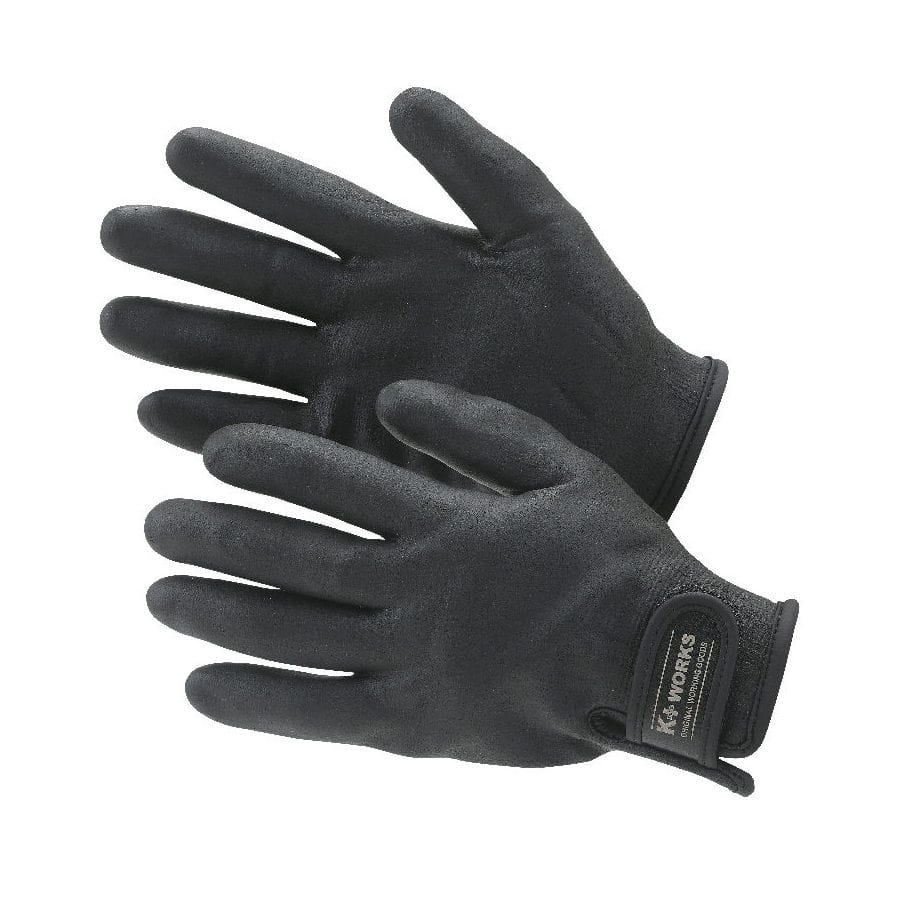 柔暖ウィンターグローブ　ブラック　Ｍ