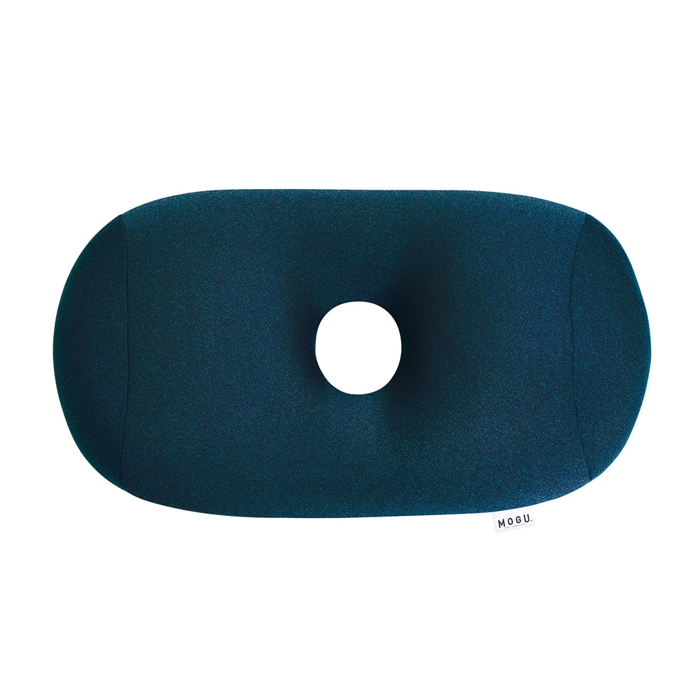 ＭＯＧＵ　クッション　プレミアムホールピロー　ディープブルー