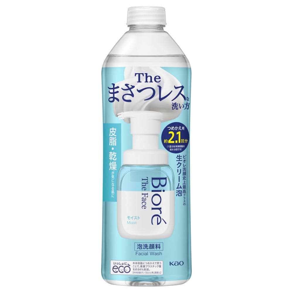 花王　ビオレ　ザフェイス　泡洗顔　モイスト　詰め替え用　３４０ｍＬ