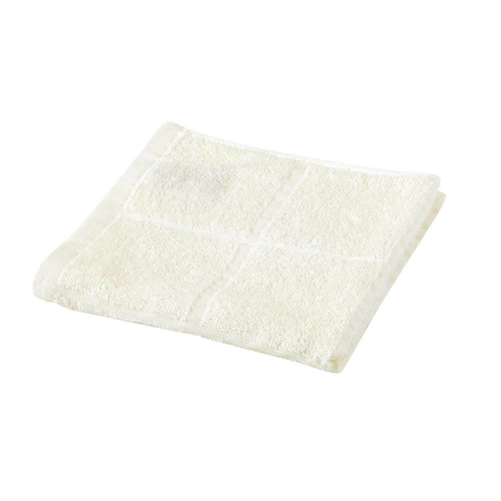 アテーナライフ　綿１００％　ハンドタオル　ホワイト　３４×３４ｃｍ