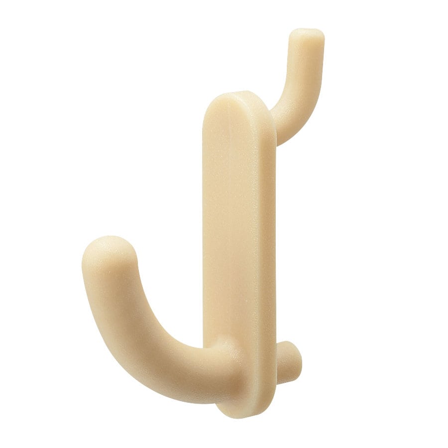 光　パンチングボード用樹脂フック　薄茶　４個入り　ＰＢＰＦ－１１５