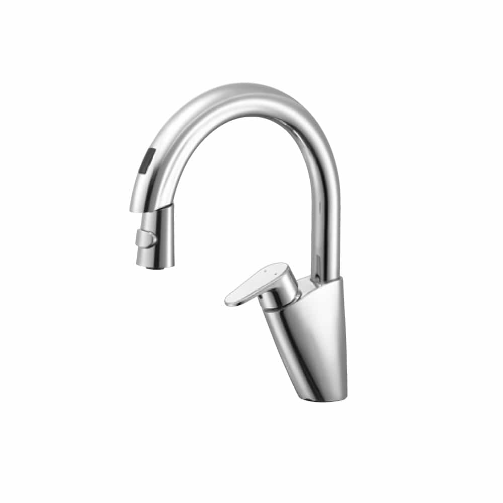 シングル混合栓　センサー式　タッチレス　ホース引出し　シャワー吐水整流吐水切替　ＥＫ８７００ＥＤＣ