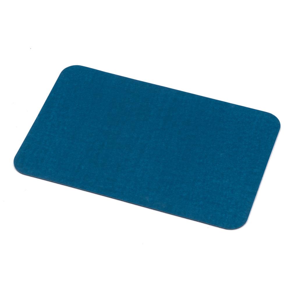 武田コーポレーション　珪藻土配合　柔らかバスマット　ブルー　３９×６０ｃｍ