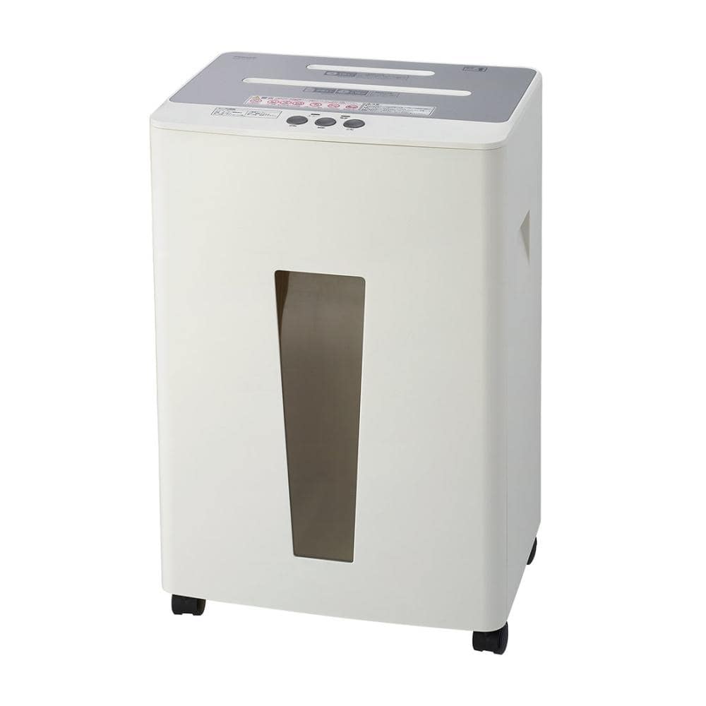 ナカバヤシ　超静音シュレッダー　マイクロクロスカット　ホワイト　ＮＳＥ－ＮＬＭ０１Ｗ