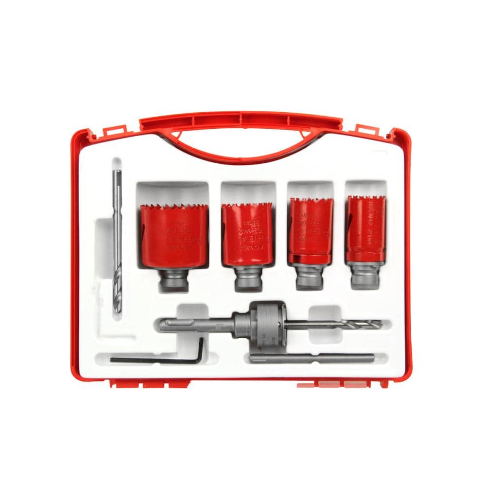 ミヤナガ　エスロック　バイメタルホールソーボックスキット４　ＳＤＳプラスシャンク　ＳＬＢＩＢＯＸ４Ｒ