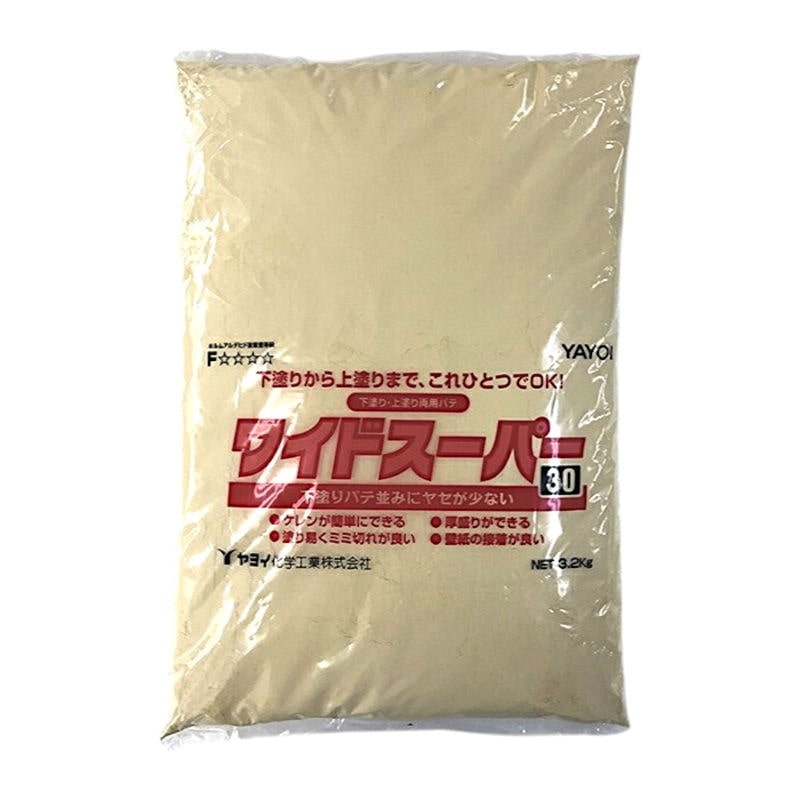 ヤヨイ化学　粉末パテ　ワイドスーパー　３０　３．２ｋｇ