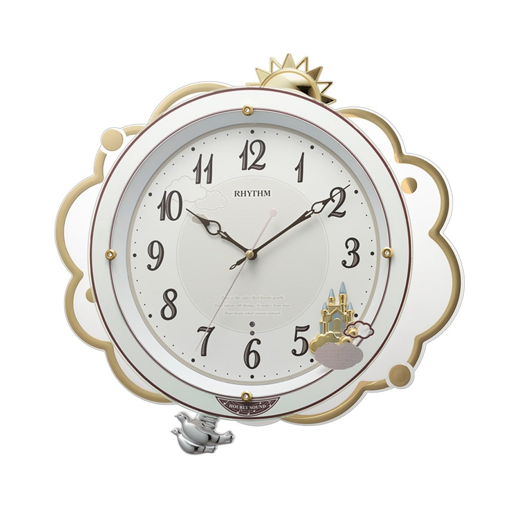 リズム　メロディ付振子時計　８ＭＮ４１０ＳＲ０３