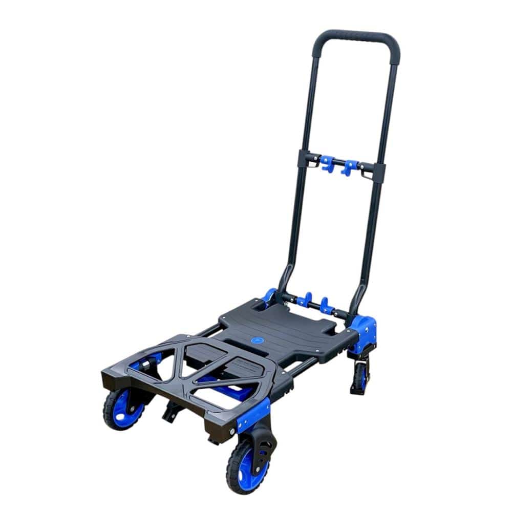 折り畳み式　４輪台車２輪キャリー　２ＷＡＹ台車