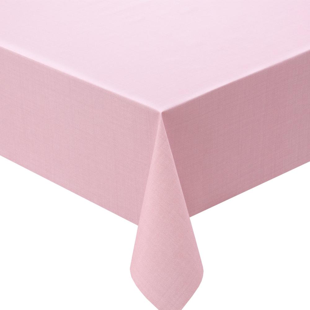 明和グラビア　抗ウィルス・抗菌テーブルクロス　無地　ピンク　ＮＦＶ－４０１