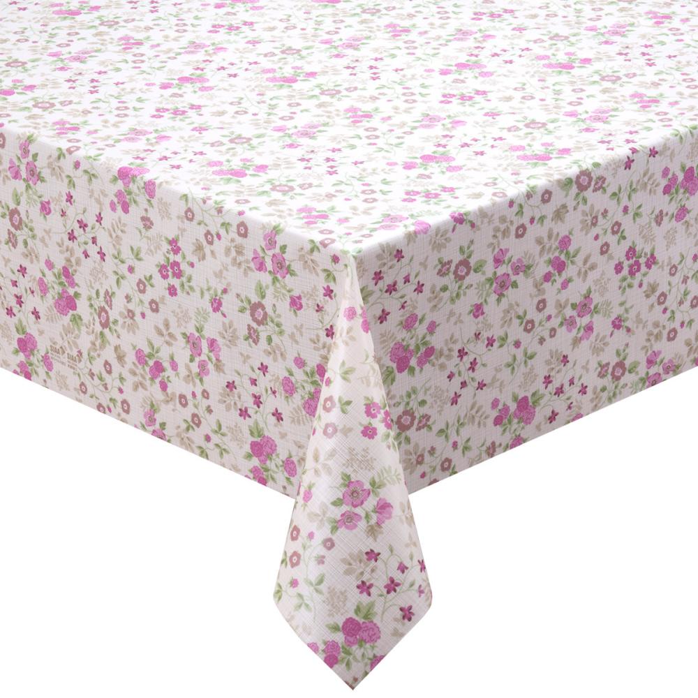 明和グラビア　抗ウィルス・抗菌テーブルクロス　フルーレット　ピンク　ＭＧＯＶ－３０１