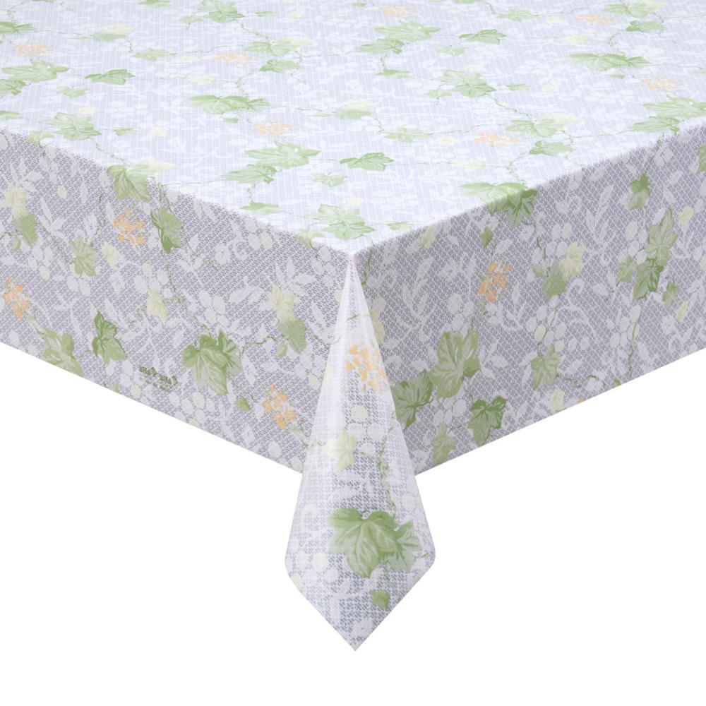 明和グラビア　抗ウィルス・抗菌テーブルクロス　アイビー　グリーン　ＭＰＶ－７００