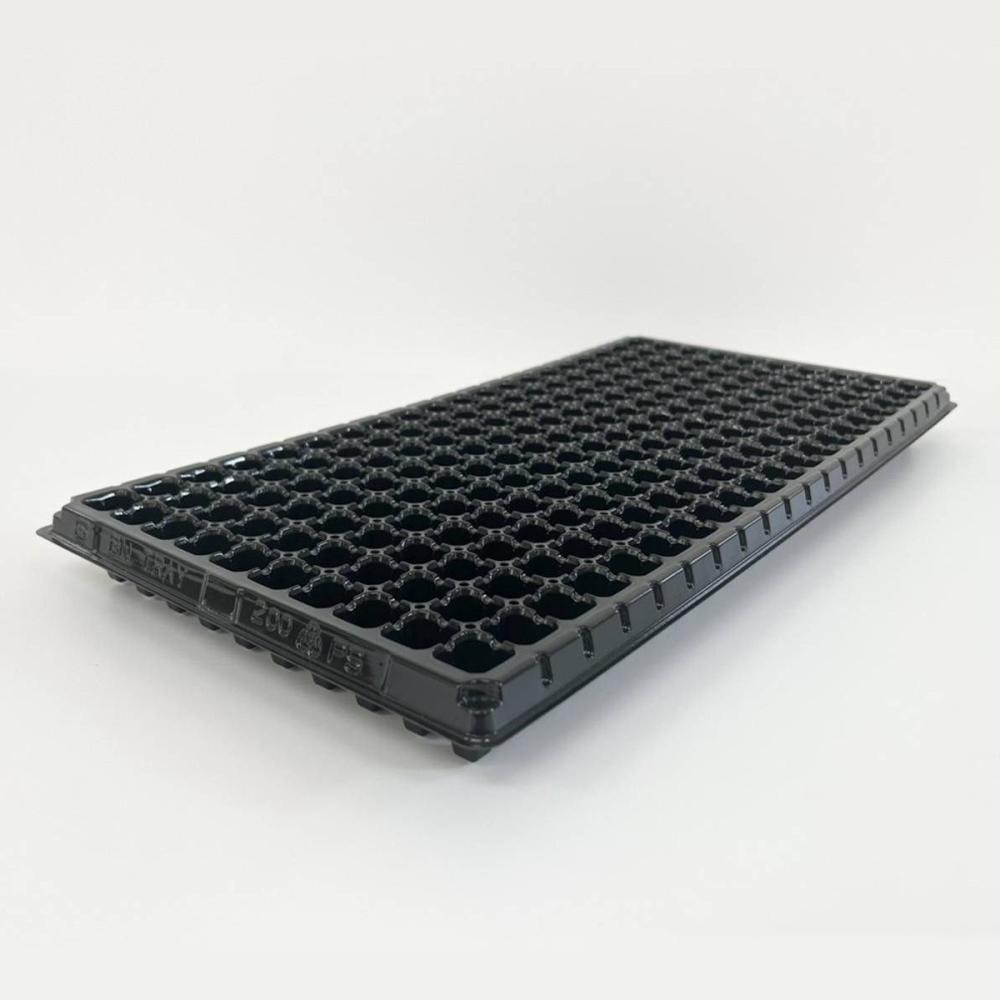 プラグトレー　手植え用　２００穴　黒