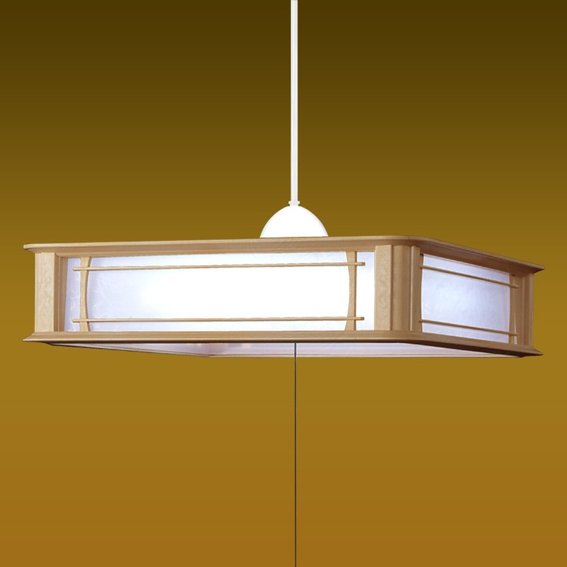 瀧住　和風ＬＥＤペンダントライト　リモコン付　８畳用　ＲＶＲ８９１１５