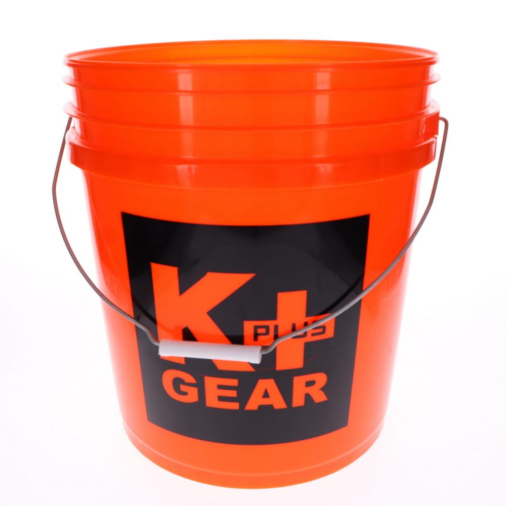 Ｋ＋ＧＥＡＲ　多用途バケツ　１８Ｌ　取手付　オレンジ