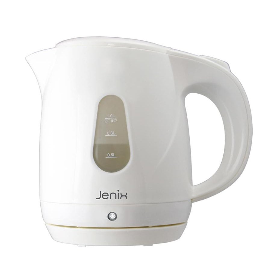 Ｊｅｎｉｘ（ジェニックス）　電気ケトル　１．０Ｌ　ホワイト　ＪＸ－１６０ＷＴ