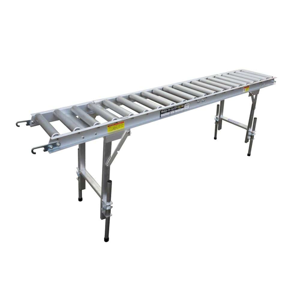 アルミローラーコンベア　２ｍ　スタンドセット