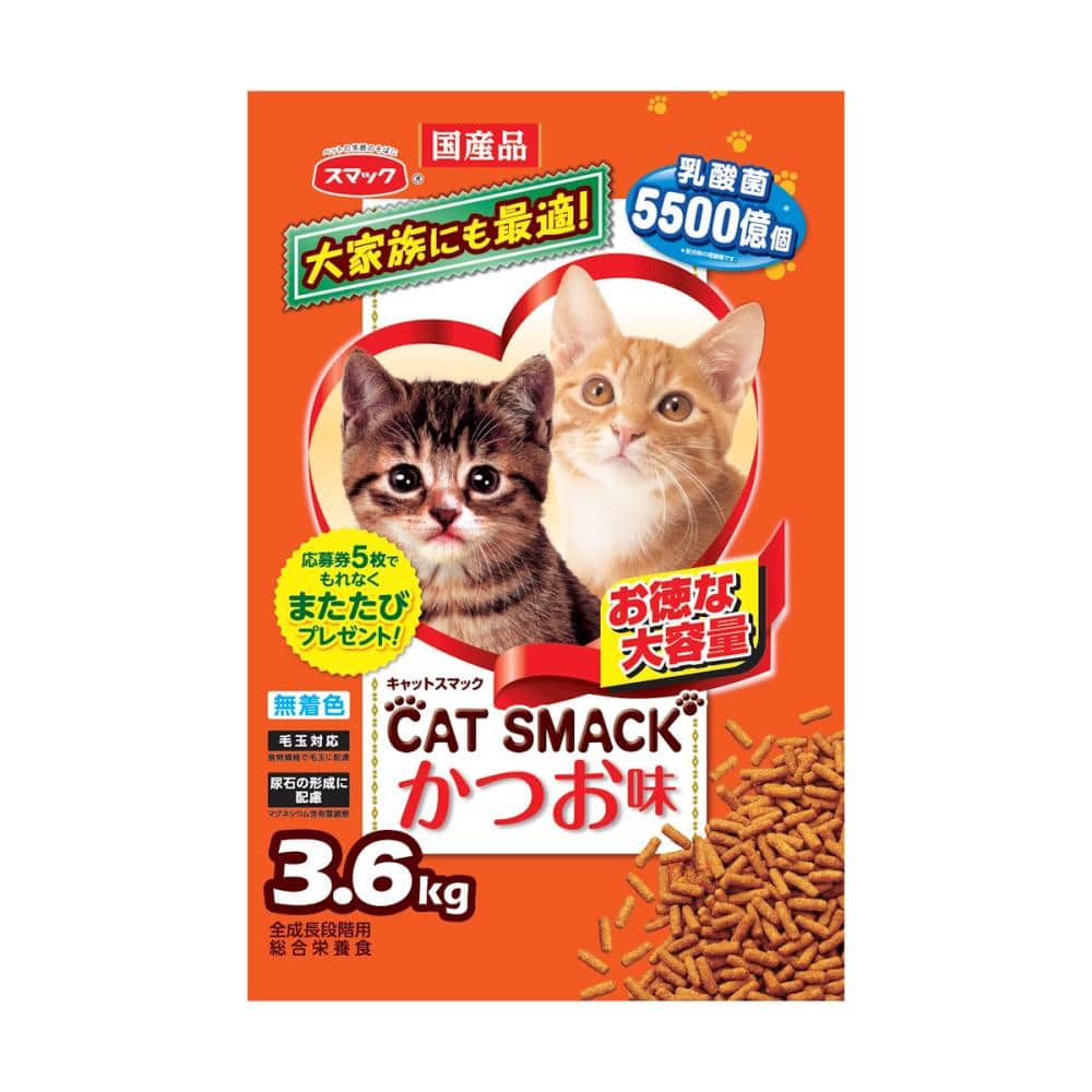 スマック　キャットスマック　かつお味　３．６ｋｇ