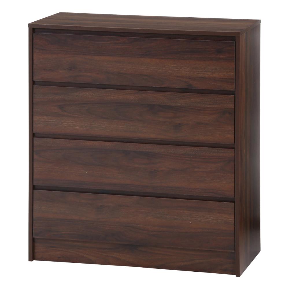 不二貿易　ＥＺＢＯ　工具不要４段チェスト　ミディアムブラウン　ＭＢＲ　ＣＤ９９４５４