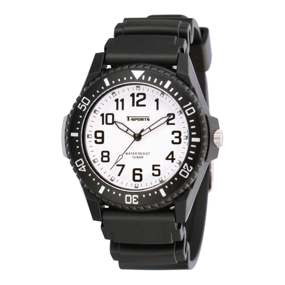 １０気圧防水スポーツウォッチＴＳ－ＡＭ３０４－ＷＴ　白文字盤
