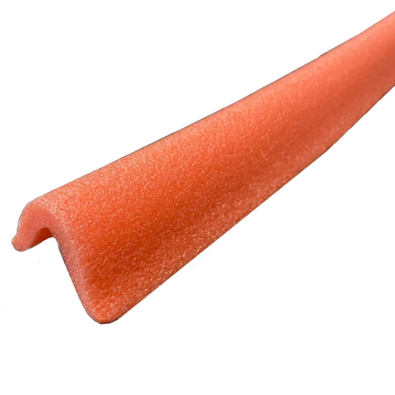 你的品牌名　養生カバー　Ｌ型　赤　約４５×４５　長さ１７００ｍｍ