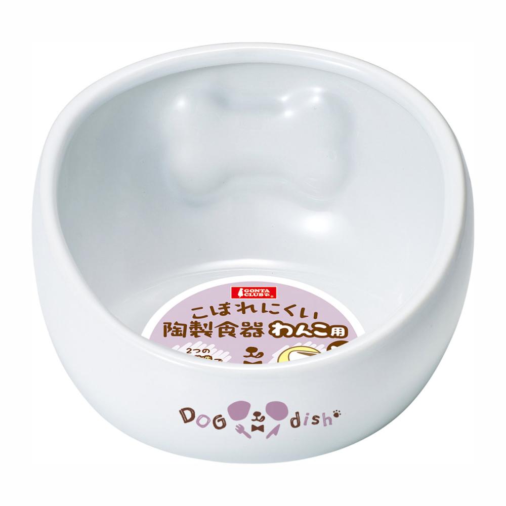 こぼれにくい陶製食器わんこ用Ｍ