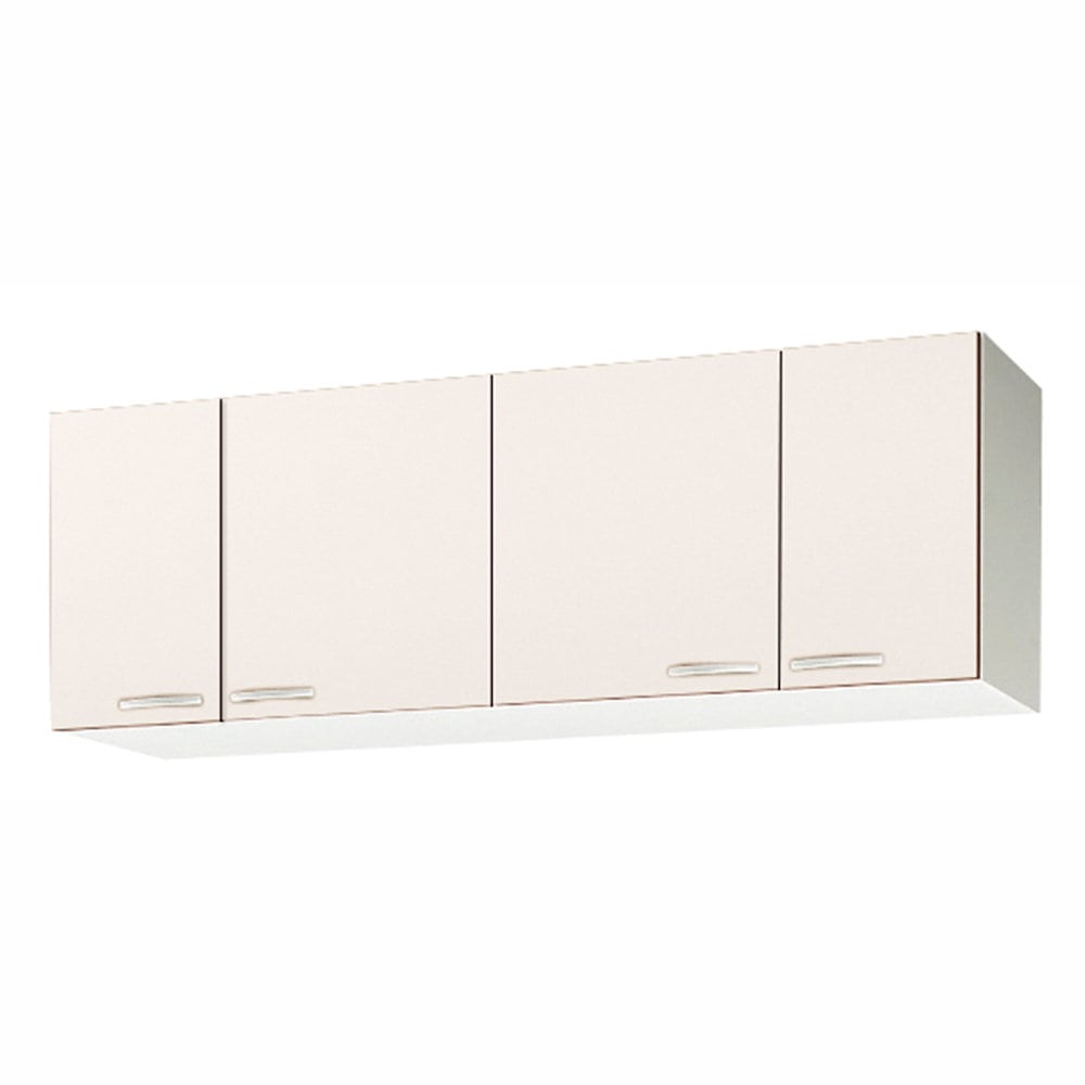 クリナップ　ショート吊戸棚　すみれ　ホワイト　間口１５０ｃｍ　ＷＬＡＴ－１５０