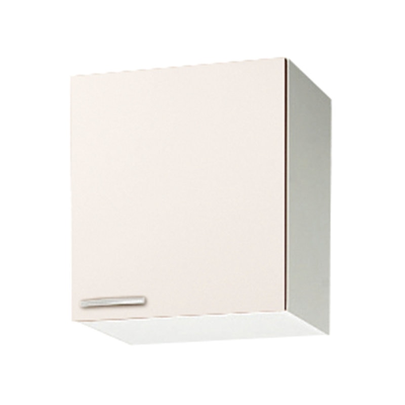 クリナップ　ショート吊戸棚　すみれ　ホワイト　間口４５ｃｍ　右開き　不燃仕様（片側板・底板　ＷＬＡＴ－４５ＦＲ