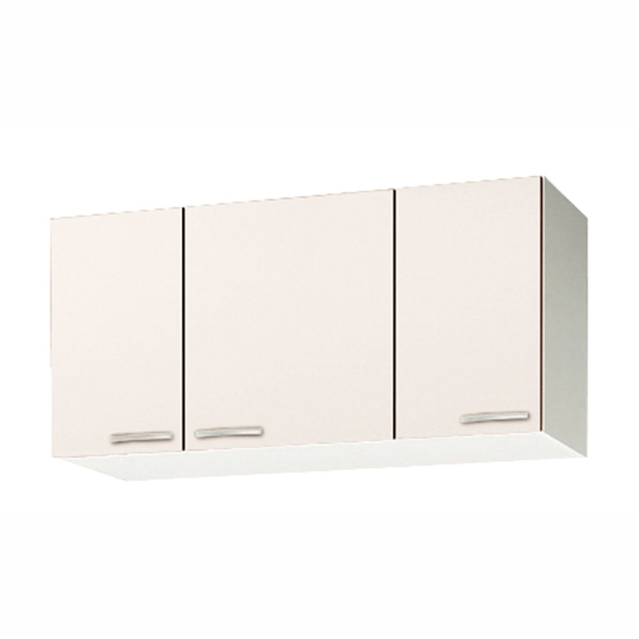 クリナップ　ショート吊戸棚　すみれ　ホワイト　間口１０５ｃｍ　左開き　不燃仕様（片側板・底板　ＷＬＡＴ－１０５ＦＬ