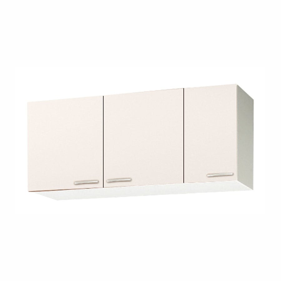 クリナップ　ショート吊戸棚　すみれ　ホワイト　間口１２０ｃｍ　左開き　不燃仕様（片側板・底板　ＷＬＡＴ－１２０ＦＬ