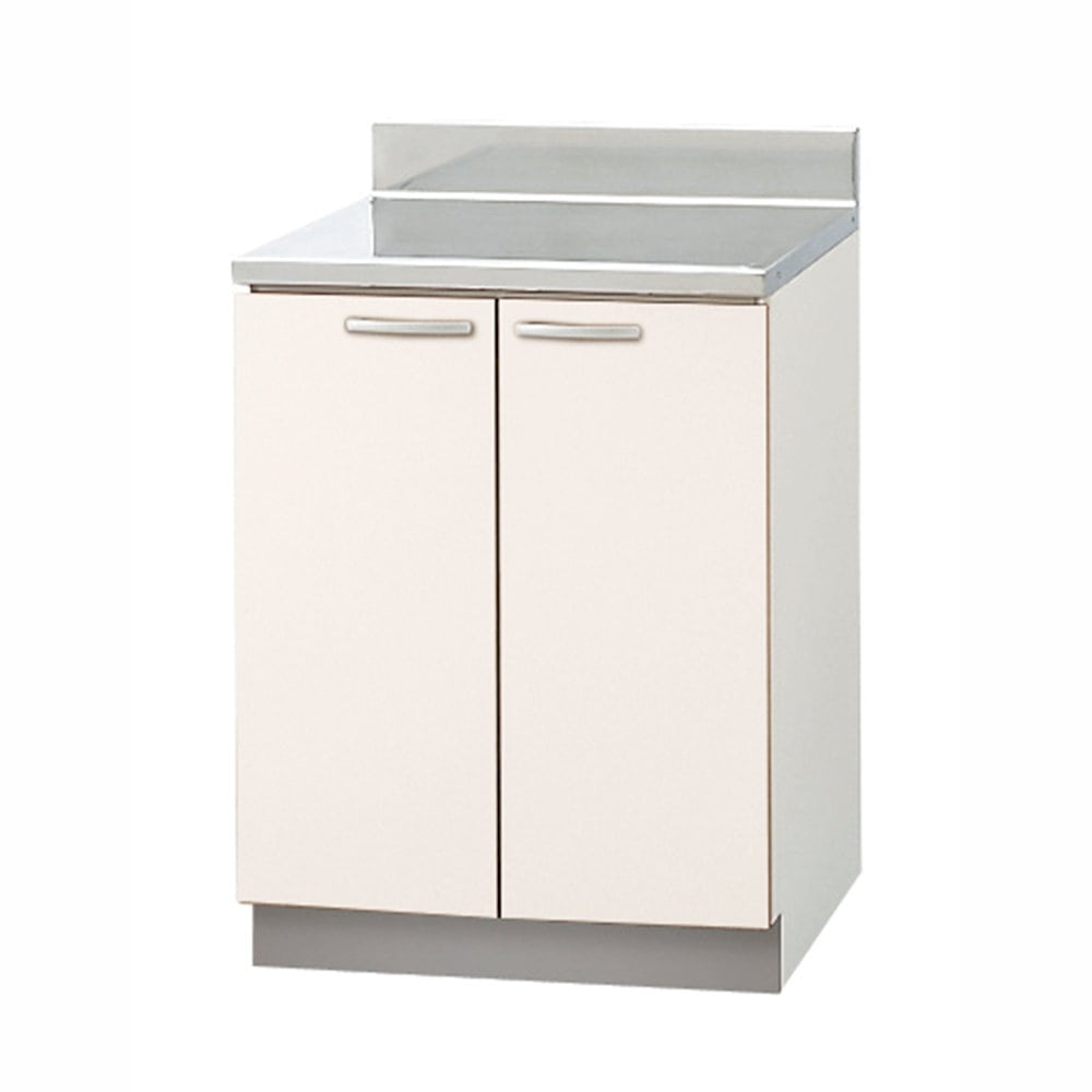 クリナップ　調理台　すみれ　ホワイト　間口６０ｃｍ　センター開き　ＬＡＴ－６０Ｃ