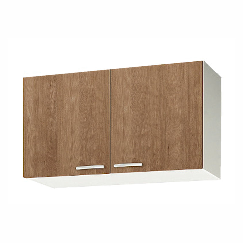 クリナップ　ショート吊戸棚　すみれ　モカウッド　間口９０ｃｍ　ＷＬ４Ｂ－９０