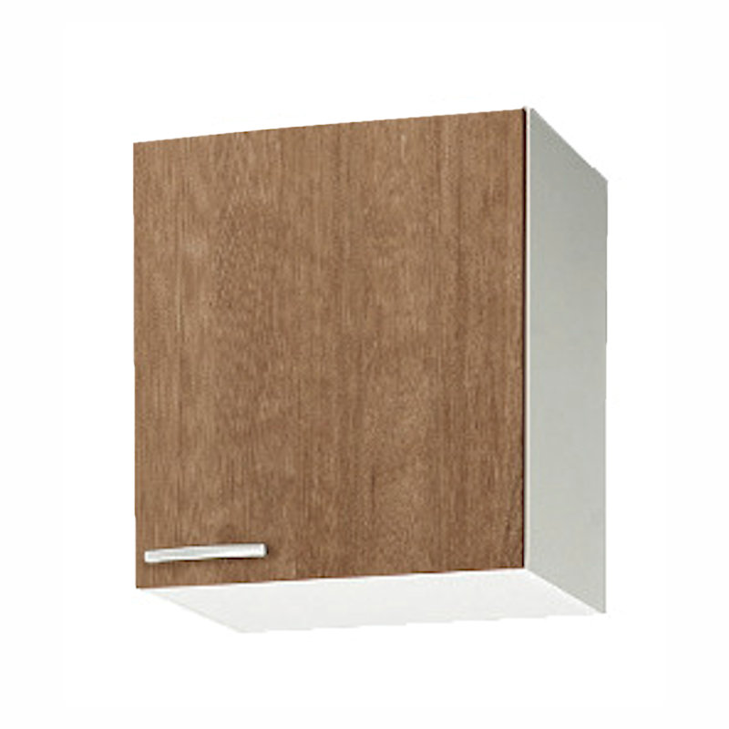 クリナップ　ショート吊戸棚　すみれ　モカウッド　間口４５ｃｍ　右開き　不燃仕様（片側板・底板　ＷＬ４Ｂ－４５ＦＲ