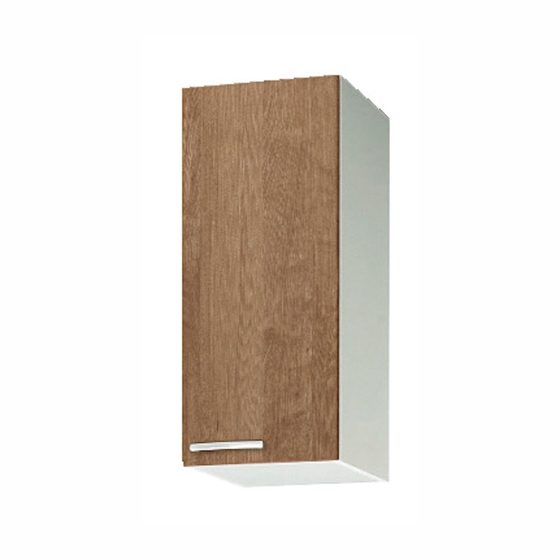 クリナップ　ミドル吊戸棚　すみれ　モカウッド　間口３０ｃｍ　右開き　不燃仕様（片側板・底板）　ＷＬ４Ｂ－３０ＭＦＲ