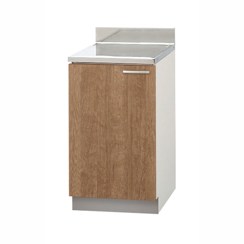 クリナップ　調理台　すみれ　モカウッド　間口４５ｃｍ　左開き　Ｌ４Ｂ－４５ＣＬ