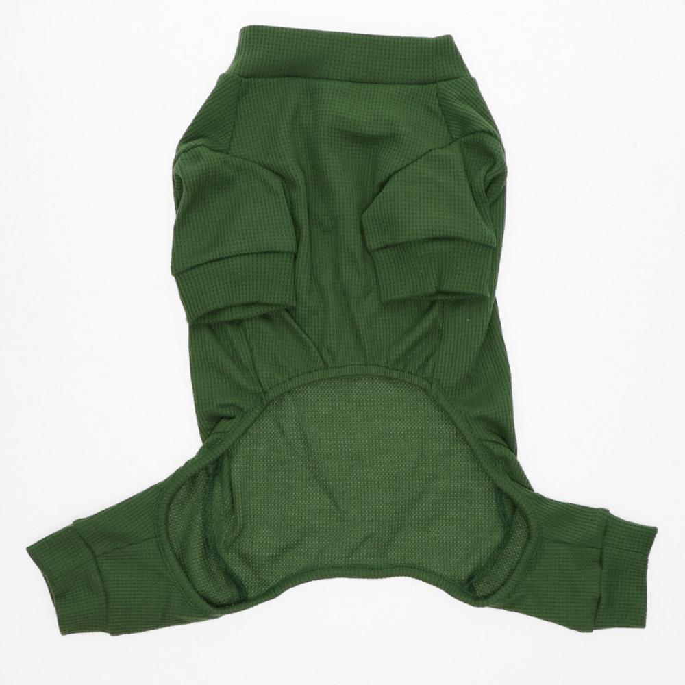 Ｐｅｔａｍｉ　ワッフルウェア　抗菌防臭　グリーン　３号