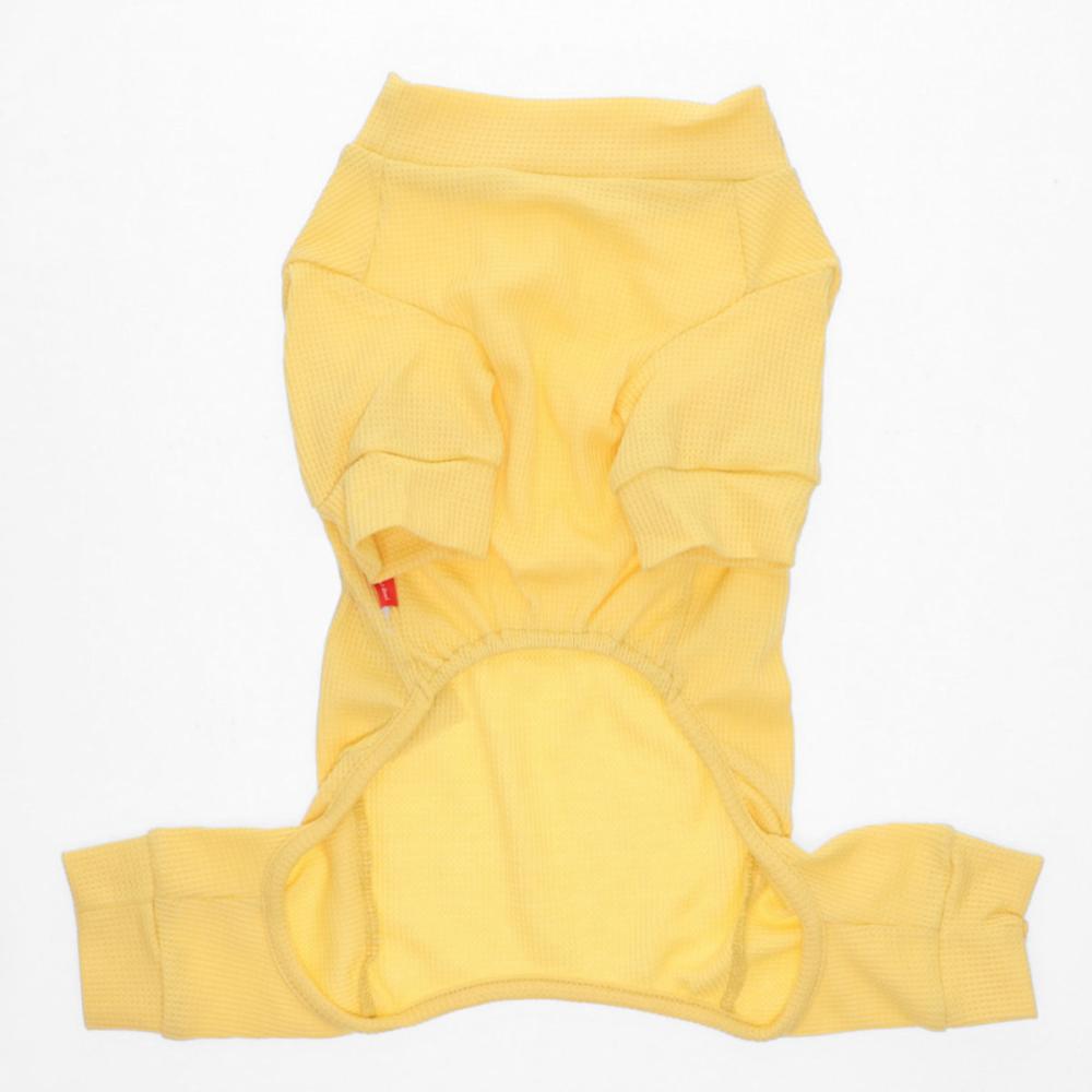 Ｐｅｔａｍｉ　ワッフルウェア　抗菌防臭　レモン　４号