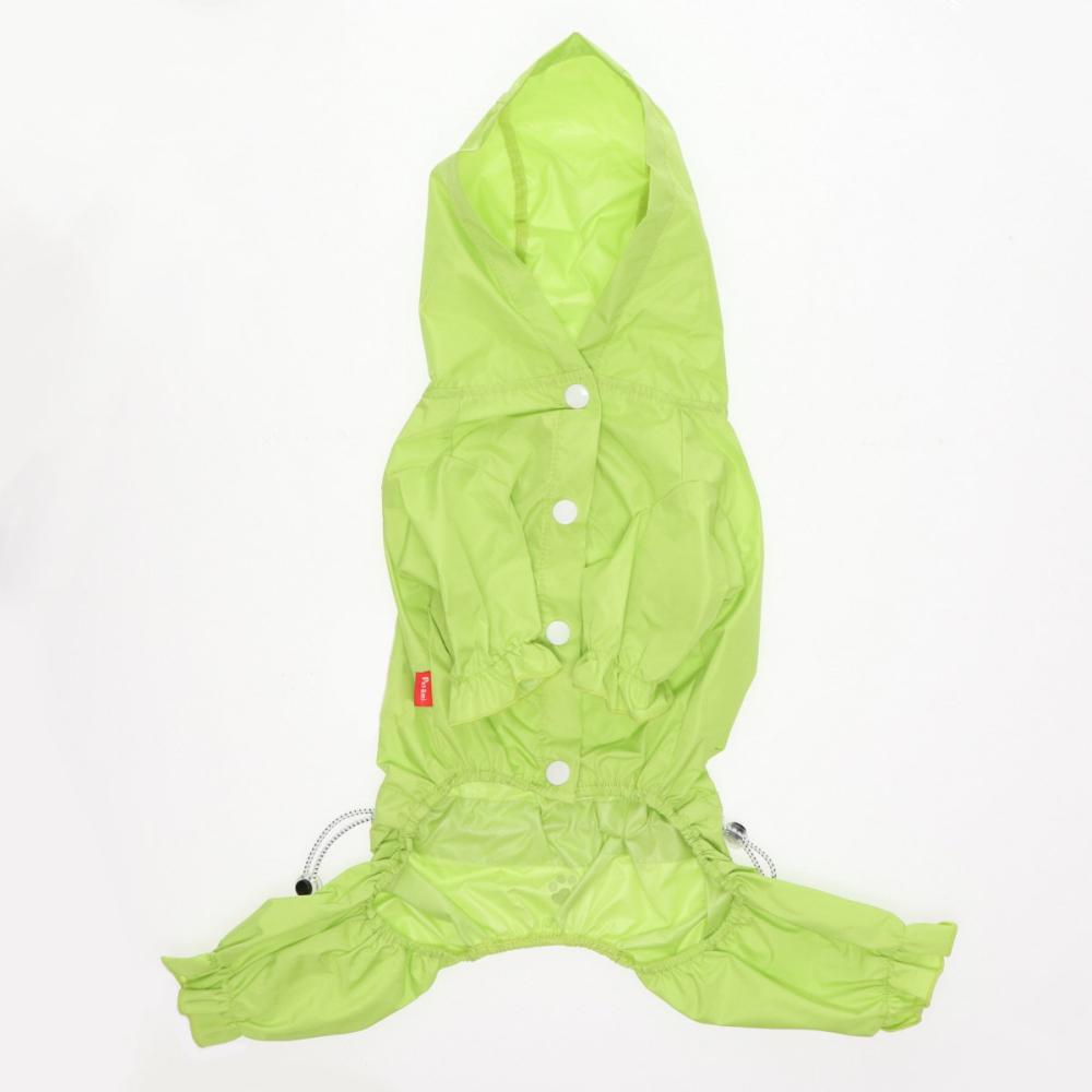 Ｐｅｔａｍｉ　撥水ウィンドブレーカー　ライム　３号ロング