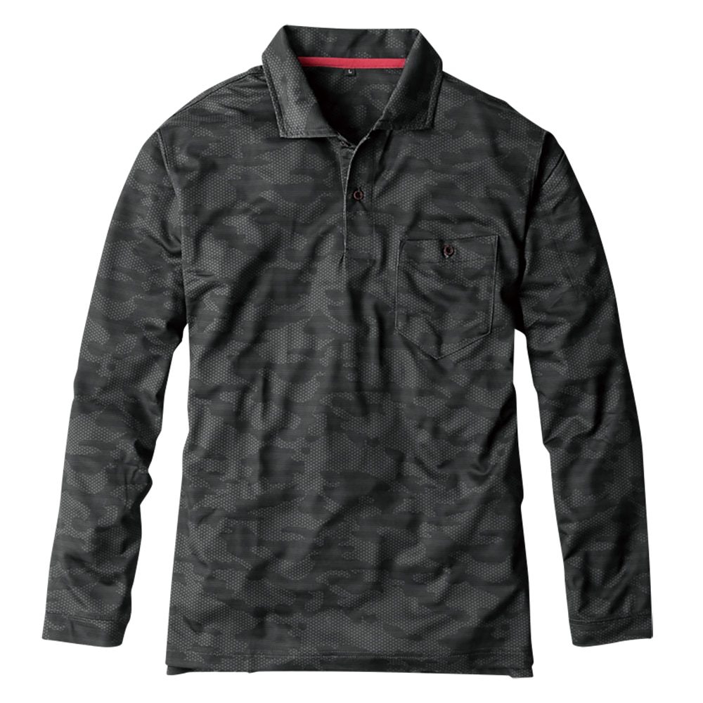 コーコス信岡　グラディエーター　ＭＡＸＤＲＹ　長袖ポロシャツ　カモアーミー　ＬＬ