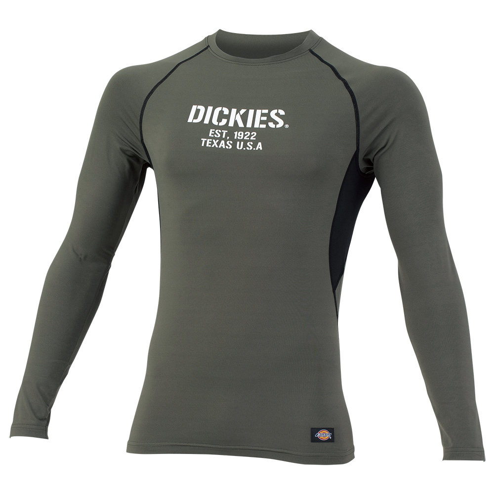 ディッキーズ　ウォームパワーサポート　長袖　アーミー　Ｌ　Ｄ－２１８８