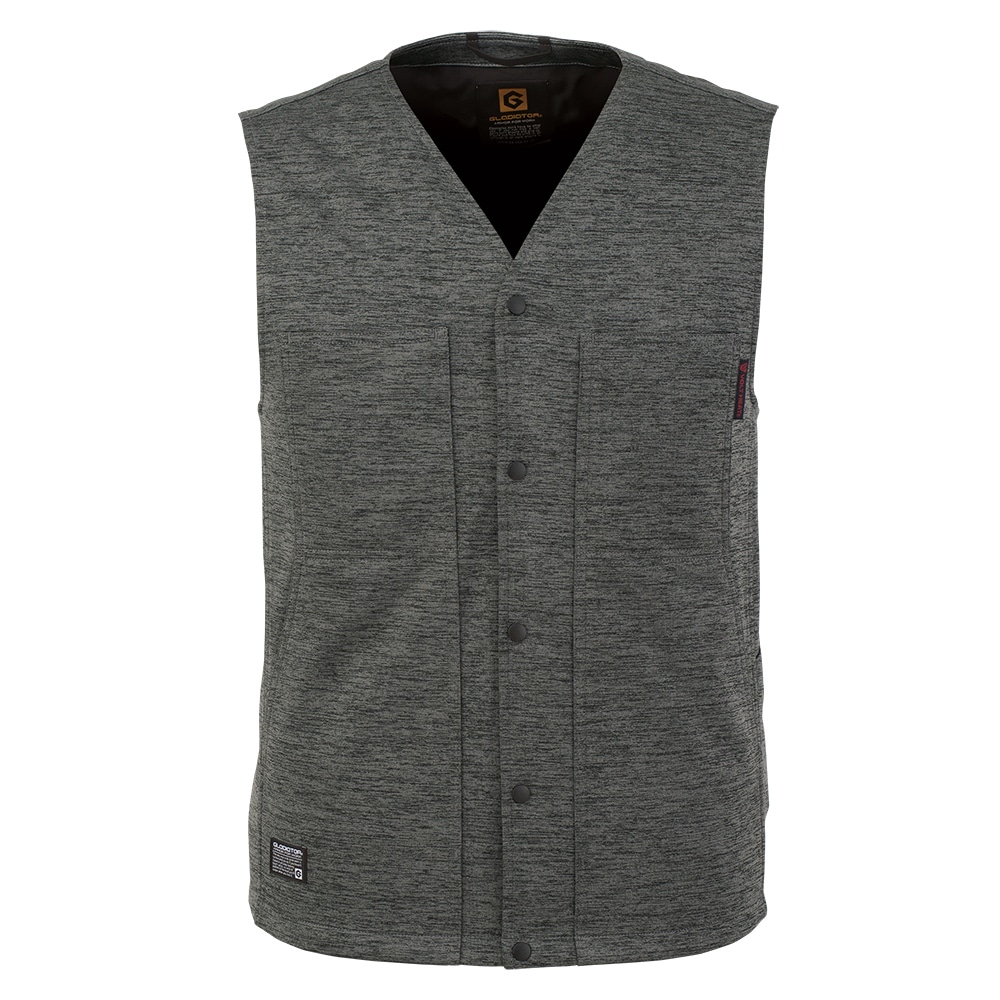 コーコス信岡　ボルトヒート　防風ベスト　杢グレー　Ｍ　Ｇ－８８１９