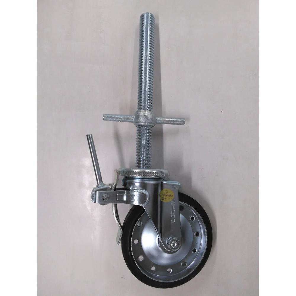 ローリングキャスター　車輪２００ｍｍ　ジャッキ付