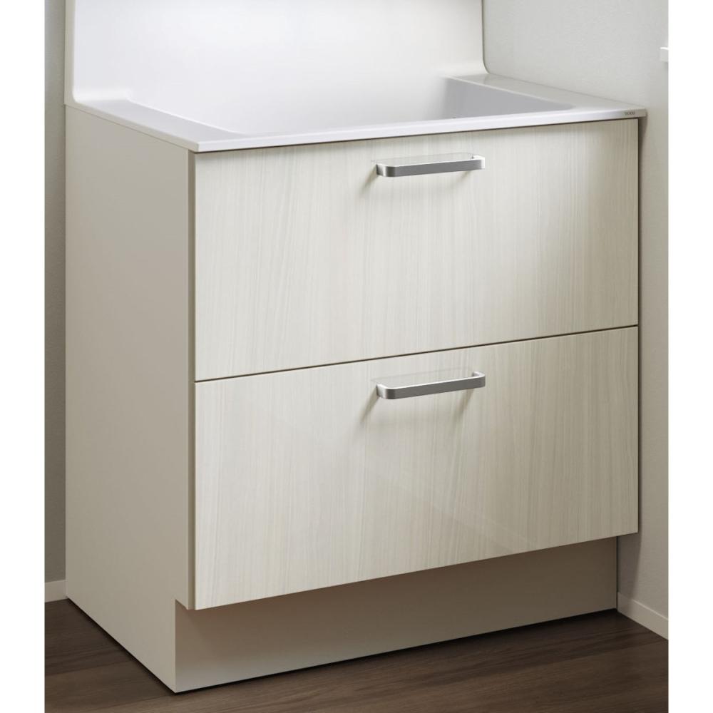 ＴＯＴＯ　洗面化粧台　オクターブLite　間口７５０　二段引き出し　ペアホワイトウッド　ＬＤＦＳ０７５ＢＱＧＧＧ１Ｈ