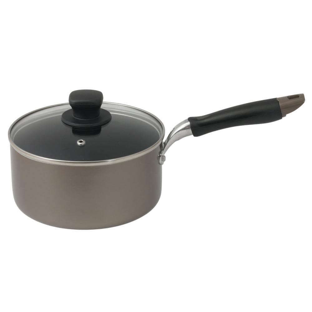 アテーナライフ　ふっ素樹脂加工片手鍋　ＩＨ対応　１８ｃｍ