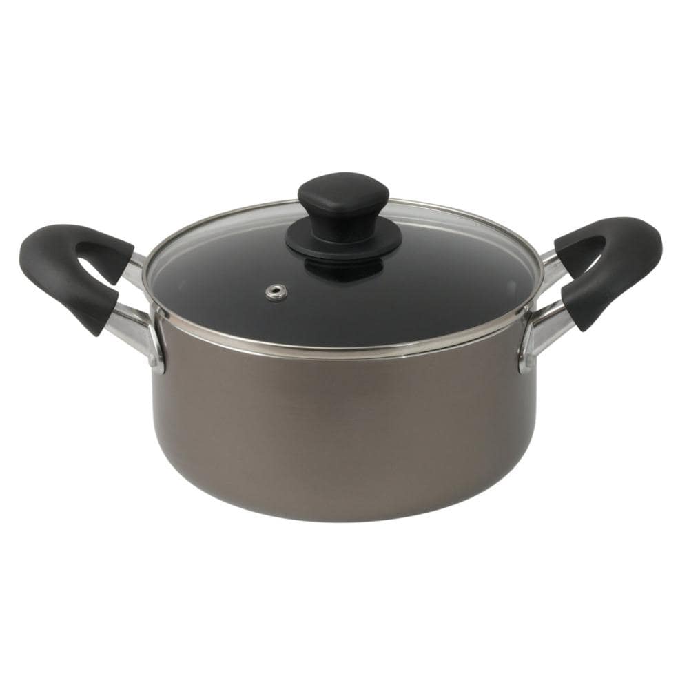 アテーナライフ　ふっ素樹脂加工両手鍋　ＩＨ対応　２０ｃｍ