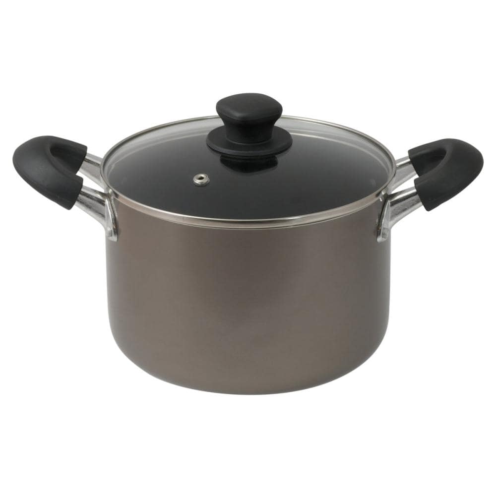 アテーナライフ　ふっ素樹脂加工深型両手鍋　ＩＨ対応　２０ｃｍ